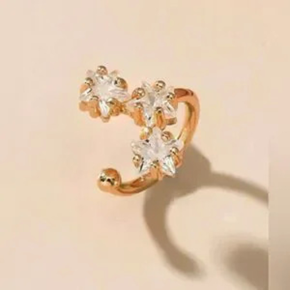 Star cuff earrings N1249
